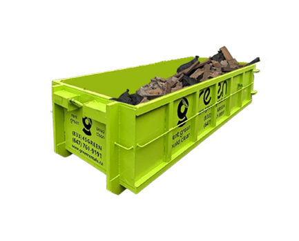 6 yard:  12’ Long 5’ Wide 2’6” High (up to 1 Ton)