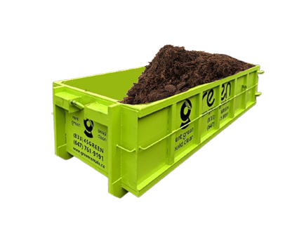 6 yard:  12’ Long 5’ Wide 2’6” High (up to 2 Ton)